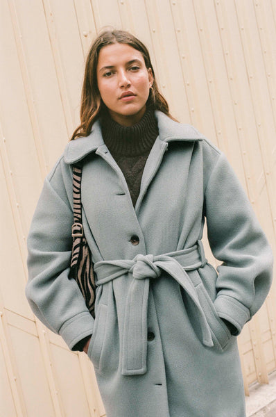 Manteau Peignoir Comptoir Du Manteau Coat Manteau Long En Laine