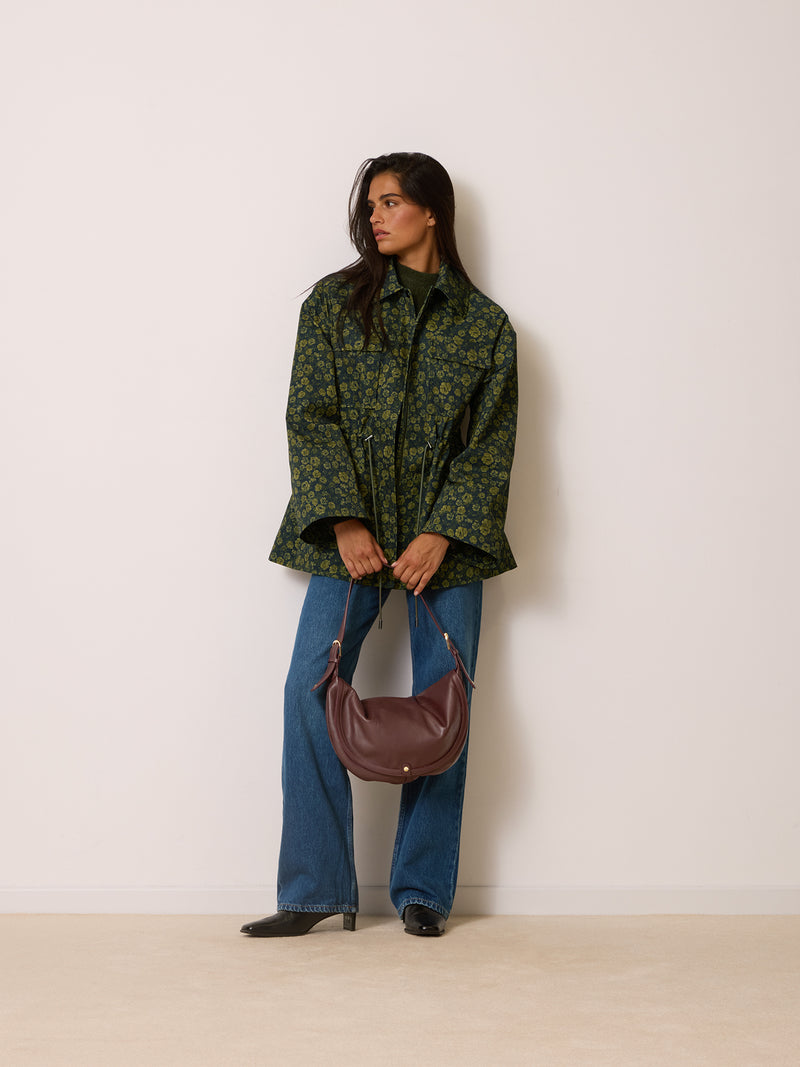 ALFRED khaki parka, detail of pockets by Rouje