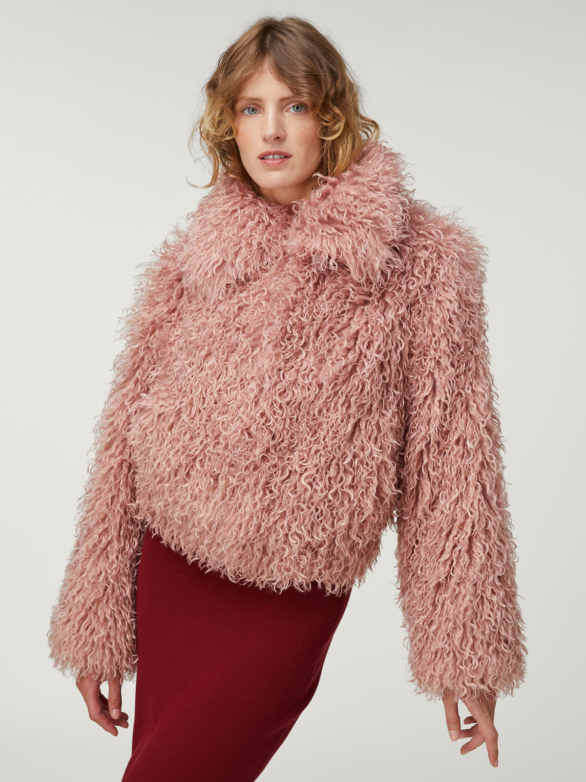 Short faux fur jacket | Rouje