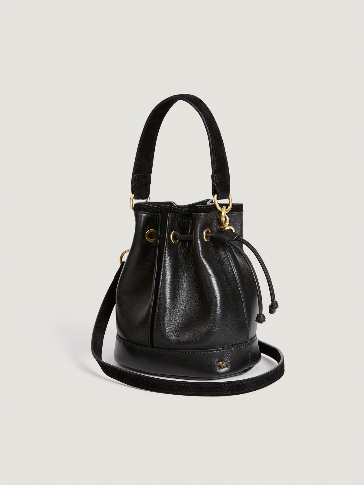 Luxury Handbag Bucket Bag Leather Shoulder Purse Large Wide Strap Crossbody  Bags | eBay