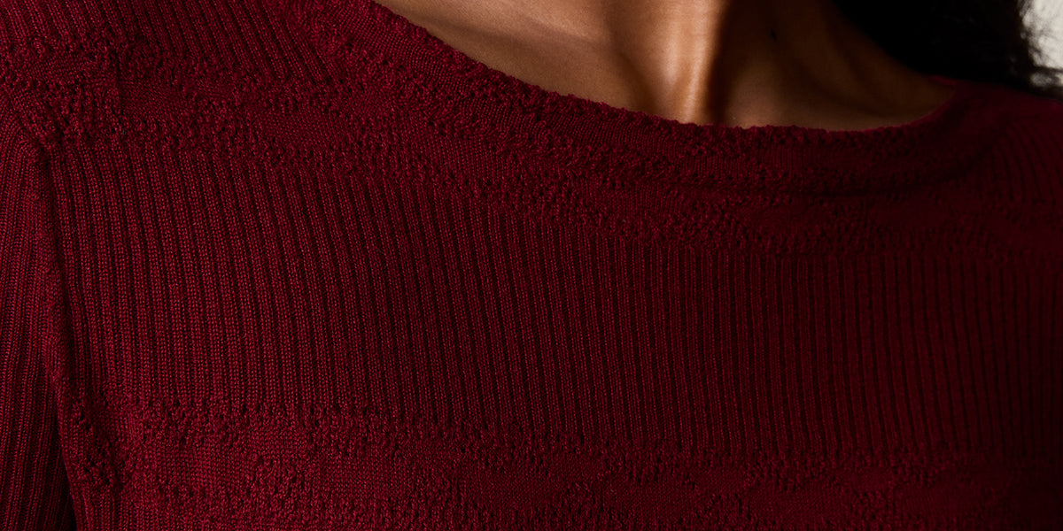 Pull Léger Bordeaux - Taille XL - Marque In Extenso - Occasion Très Bon État