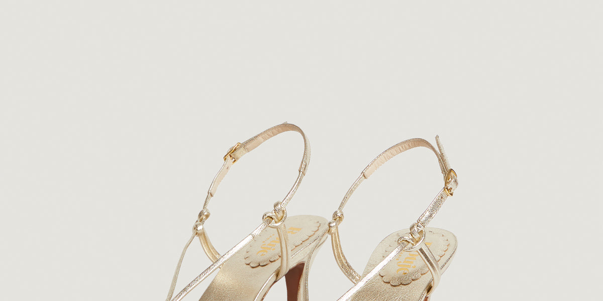 High braided leather sandals Rouje