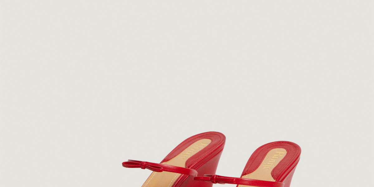 Mules compensées à double bride | Rouje