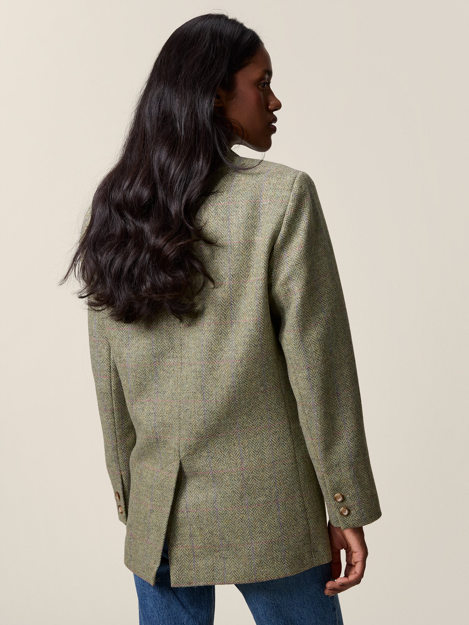 Rouje Paris Jacques ジャケット ウール ブレザー コート Oversize green woolen jacket | Rouje
