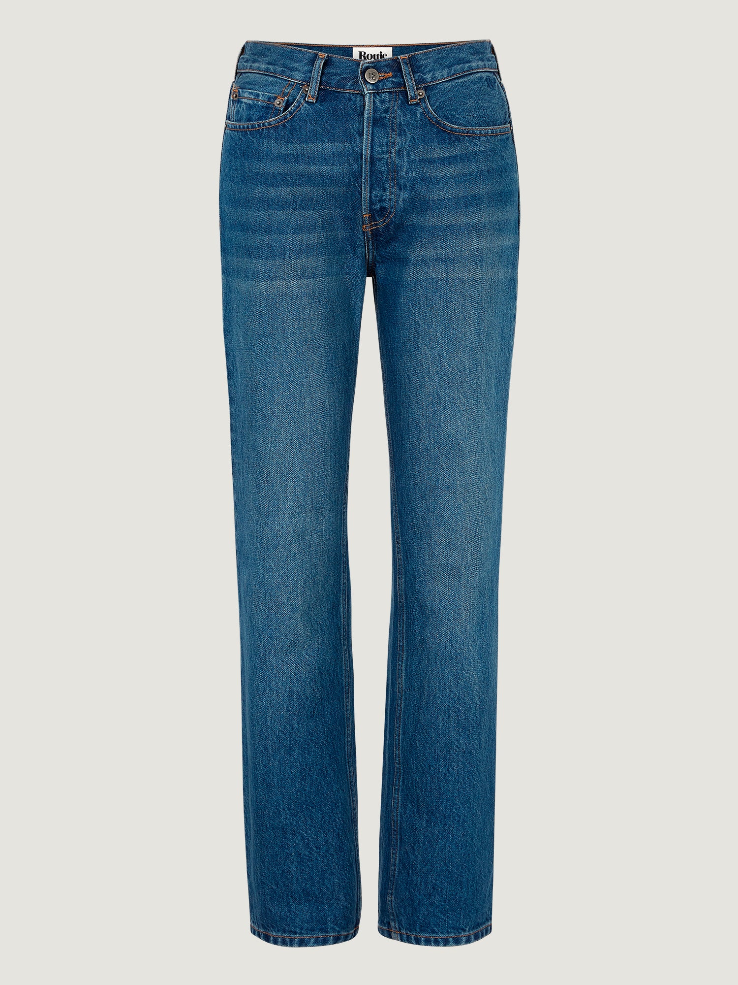 Original blue straight jeans with vintage cut | Rouje