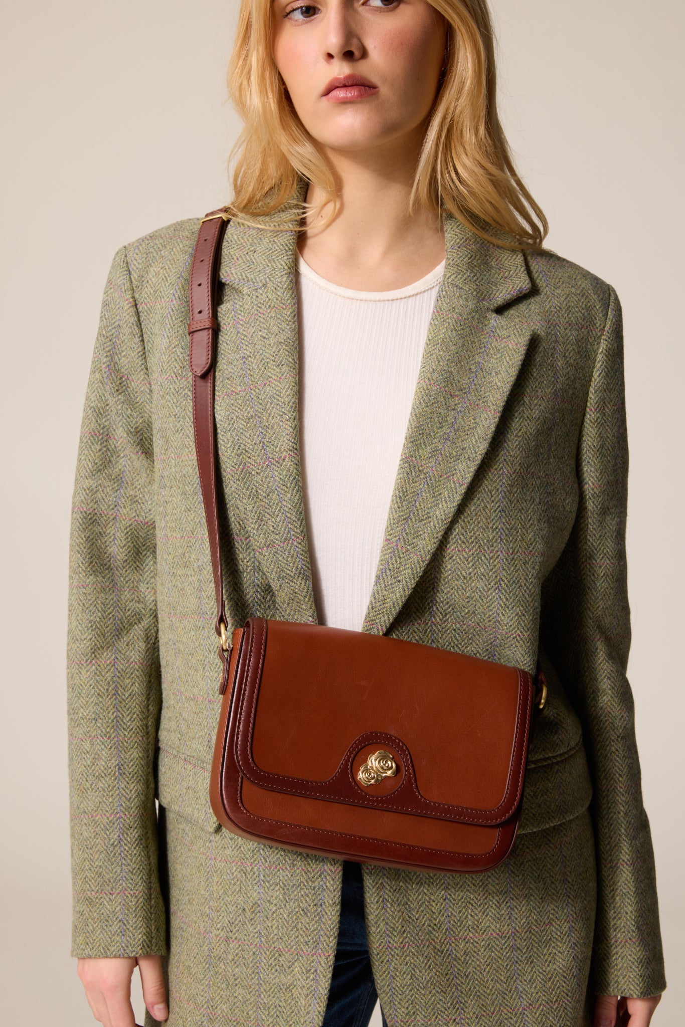 Oversize green woolen jacket | Rouje