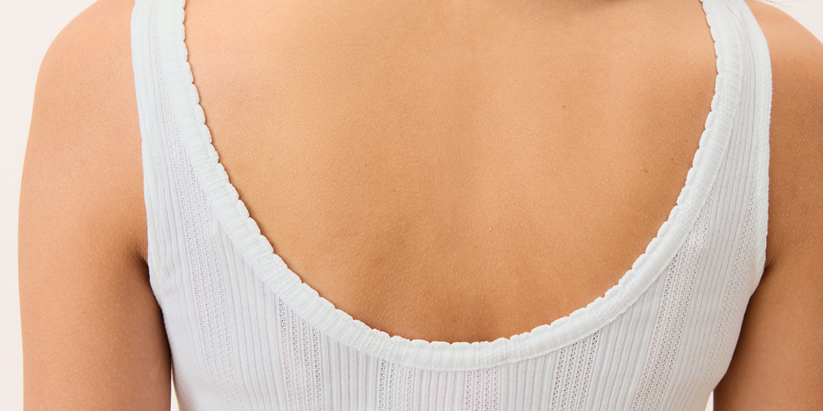 Top pointelle blanc – Damien | Rouje
