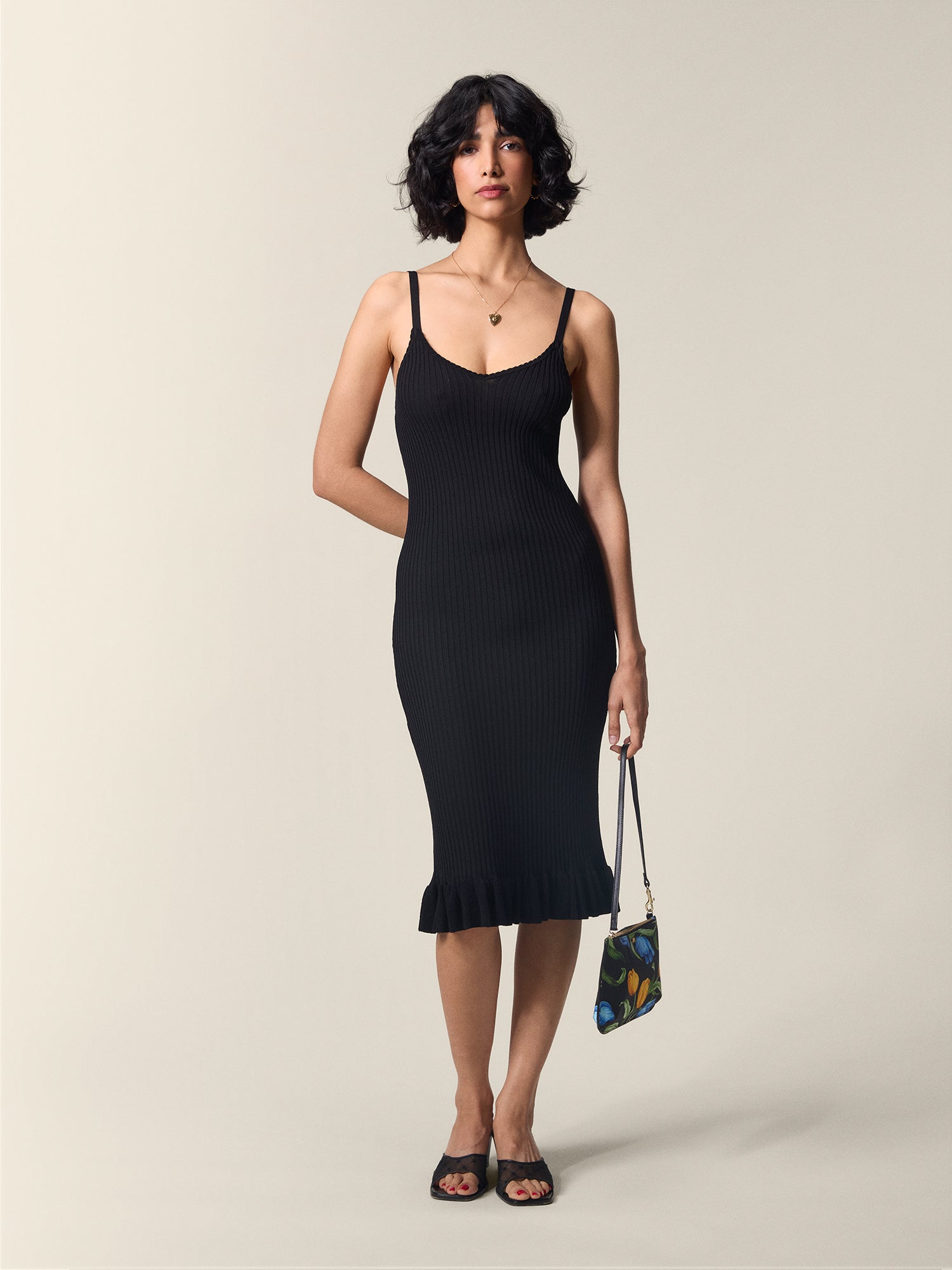 Another photo of the Roseline dress seen from the front.