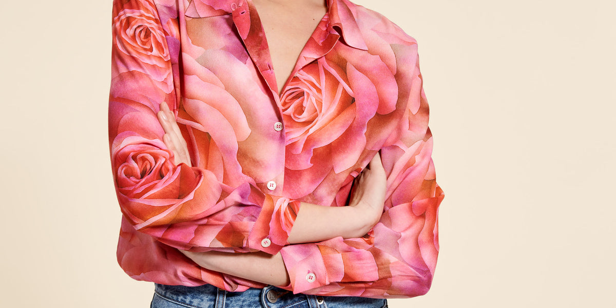 Printed shirt with long sleeves | Rouje